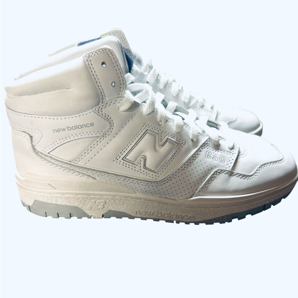 New Balance 650 White High Top Sneakers Men’s Size 9 BB650RWN